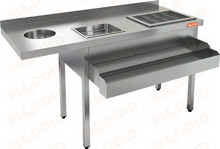 Барная станция открытая  HICOLD  НКС-15/7БК